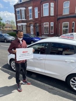 Very well done to Teclu for passing his practical test at Cheetham Hill on 1/7/21.  Happy car hunting....