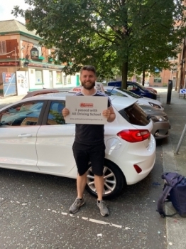 Congratulations to Ian for passing his practical test with just 3 faults at Cheetham Hill on 13/8/21.