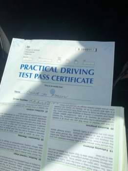 Congratulations to Billie Jo for passing her practical test in Sale on 4/9/19 8 months pregnant.