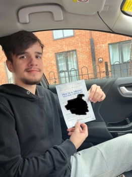 Congratulations to Bradley for passing his test first time at Sale on 6th March 2023.