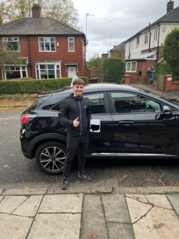 Well done to Finley for a first time pass at Cheetham Hill on 24/10/22