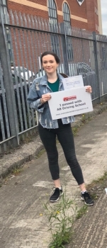 Well done Jade for passing your practical test first time on 4/6/19 at Sale test centre