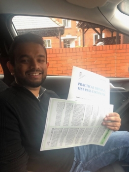 Well done to Kasun for passing his test on the 4/10/19 at Sale test centre.  Good first time pass.