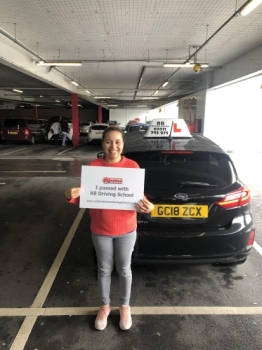 Very well done to Marcia for passing her practical test in Cheetham hill on the 13th June with just 3 faults.  Fantastic result.