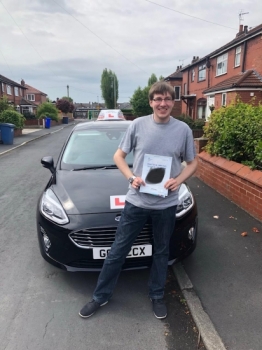 Congratulations to Sam Barber for passing his practical test in Sale on 7/5/19.  Enjoy your holiday.