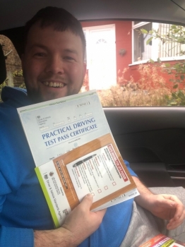 Well done Shaun for passing first time at Cheetham Hill on the 31/10/19.