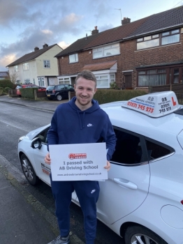Congratulations a first time pass with zero faults at Bolton on 9/1/19.