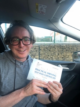 Well done to Kris for passing his practical test in Sale on 13/11/19.  Really pleased for you.